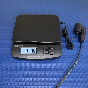 Amazon Basics Digital Shipping Scale 65lb Postal Package Weight w Power Adapter